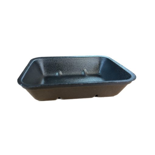 Black EPS Tray 13'' x 1''8 x 33mm - 2ED Cased 500 For Catering Industry