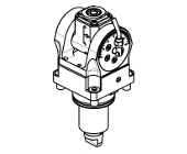 Radial driven tool VDI40 DIN5480 H&#61;100mm