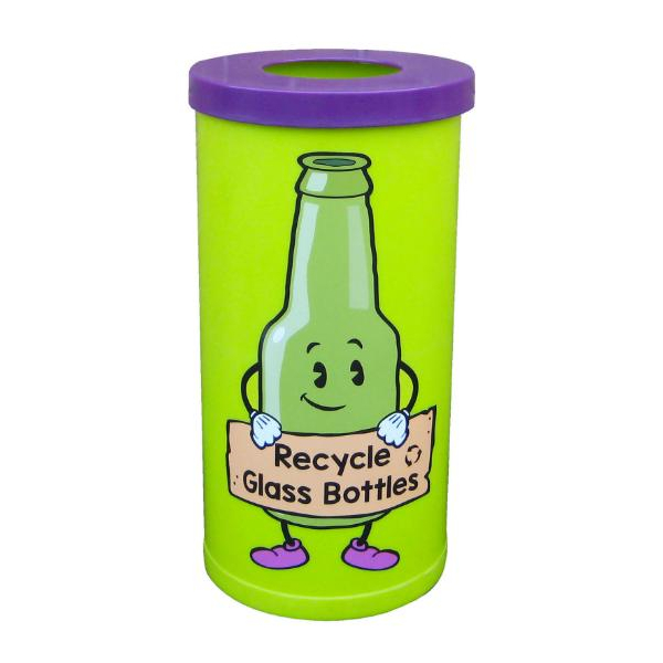 Popular Recycling Bin with Character Graphics - Recycle Cardboard