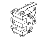 Radial driven tool geared-up 1:4