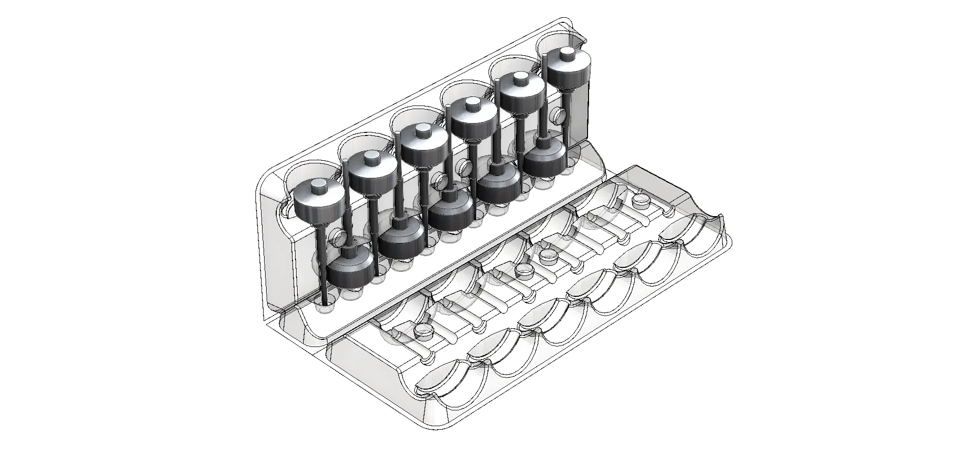 Custom Vacuum Formed Plastic Trays
