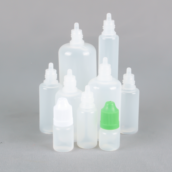 Child Resistant Plastic LDPE Dropper Bottles 