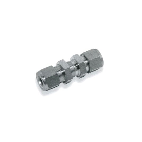 1/2" x 1/4" Bulkhead Reducing Union 316 Stainless Steel