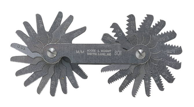 Suppliers Of Moore and Wright Traditional Screw Pitch Gauges - MW800 Series For Education Sector