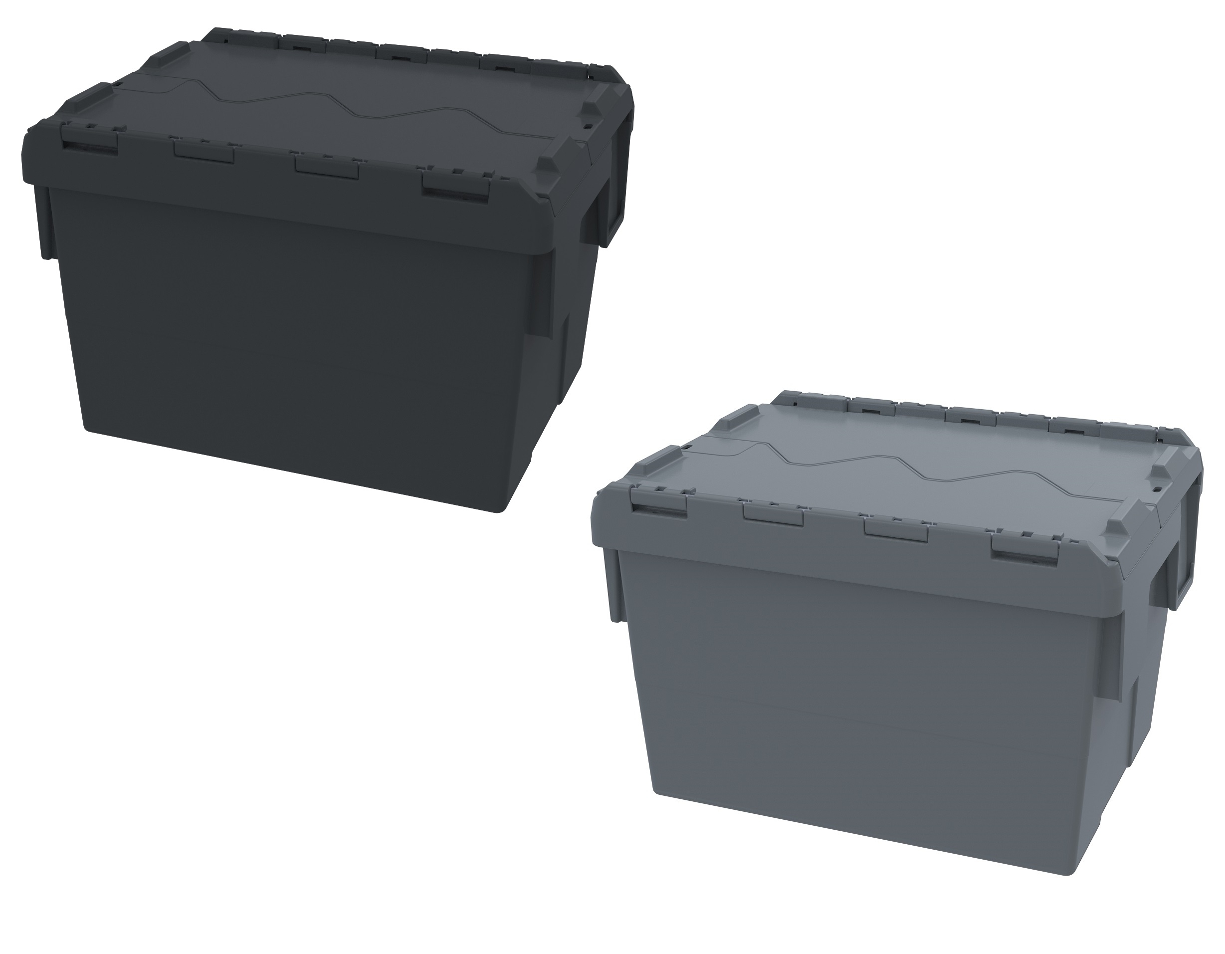 22 Litre Premium Heavy Duty Attached Lid Container