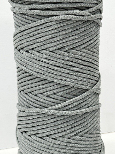 4mm Braided Polyethylene Twine - Grey