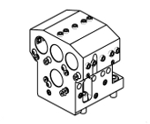 Axial geared-up 1:3 rear-set driven tool H&#61;65mm