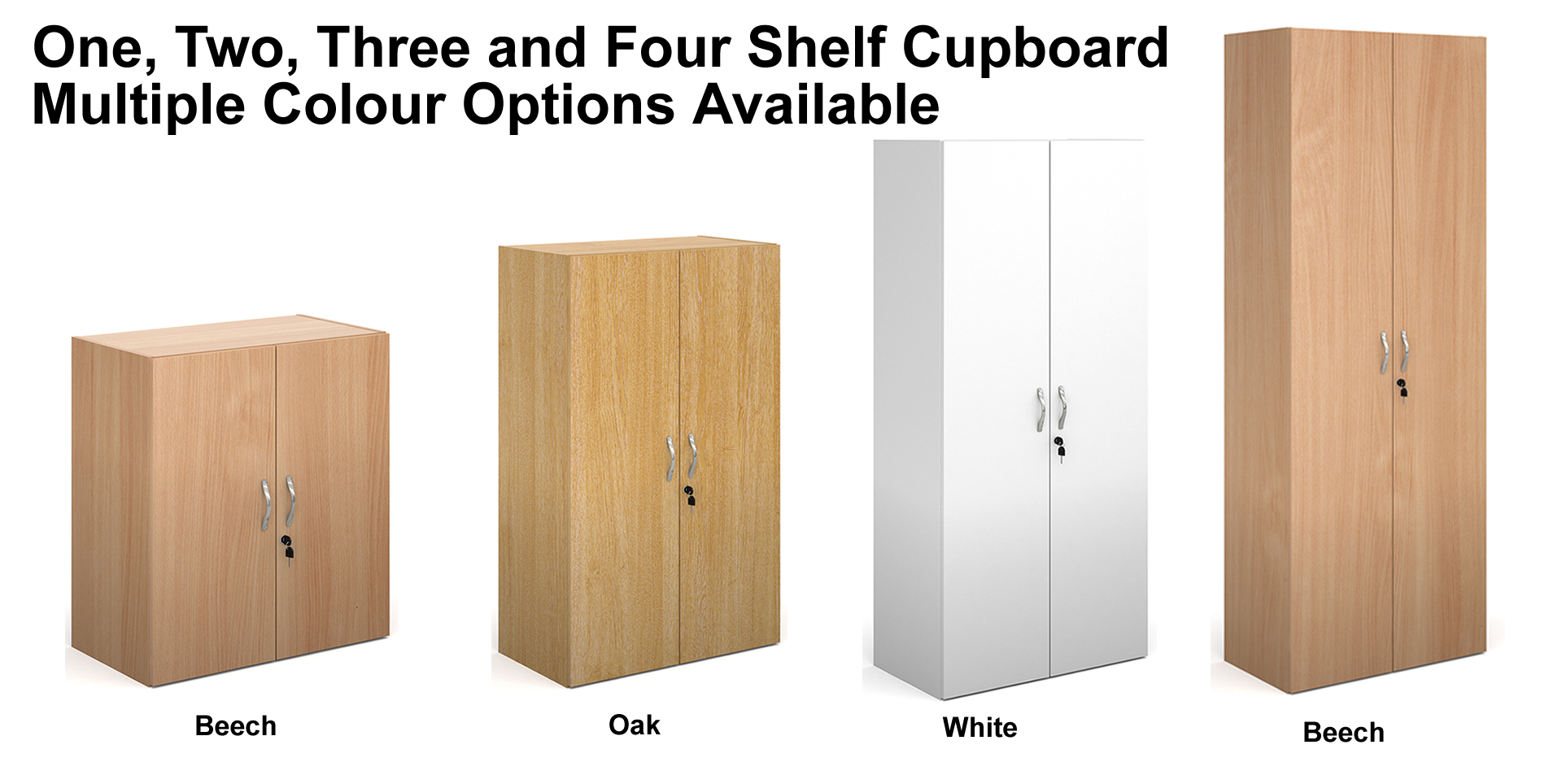 Contract One, Two, Three or Four Shelf 756mm Wide Cupboard Near Me