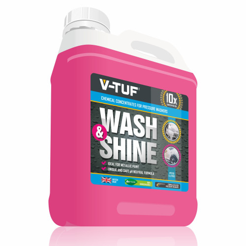 V&#45;TUF Wash & Shine Traffic Film Remover 5Ltr VTC120&#45;5L For Construction Companies