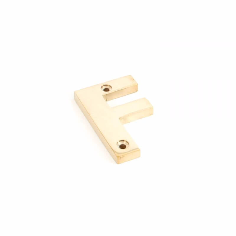 Anvil 83801F Pol. Brass Letter F