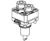 &#177;90&#176; Geared Up adjustable angle driven tool - Ratio 1:2