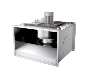 BKF 630D6-XL/F400 IE3 13,300m³/h Rectangular centrifugal duct fan rated 400°C for 2 hours