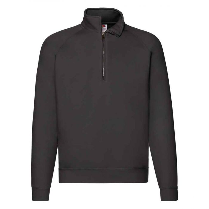 Fruit of the Loom Premium Zip Neck Sweatshirt