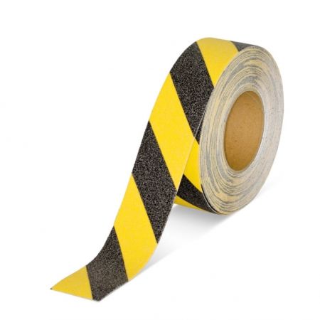 Black & Yellow Anti Slip Tape 25mm x 18.3M