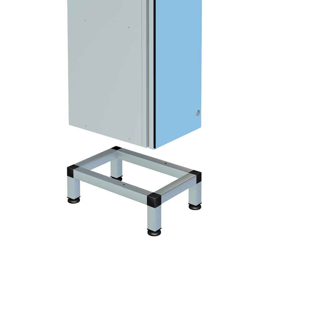 Aluminium Stands for Zenbox Lockers For Gyms
