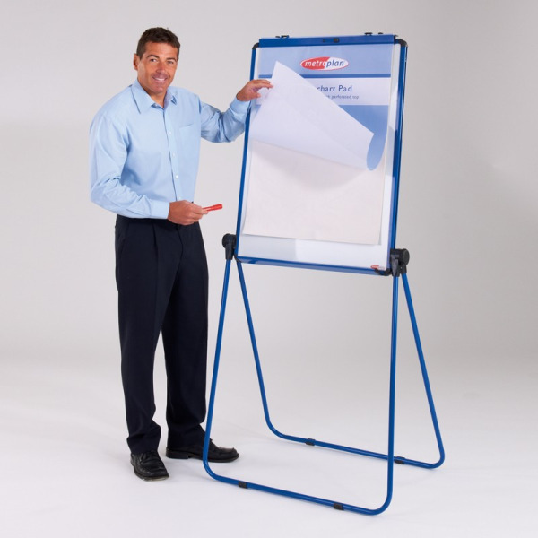 Loop Leg Double Sided Magnetic Flip Chart Board