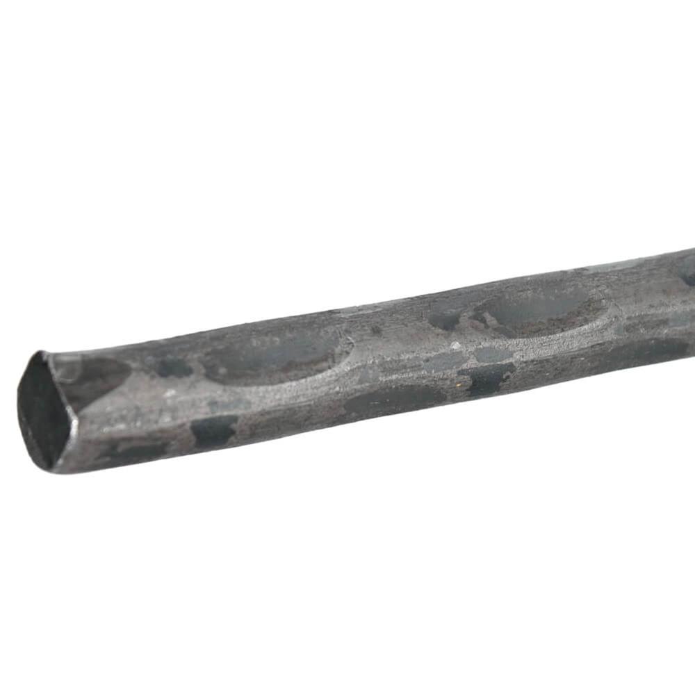 Round Steel Hammered Bar 25mm Diameter x 3000mm 