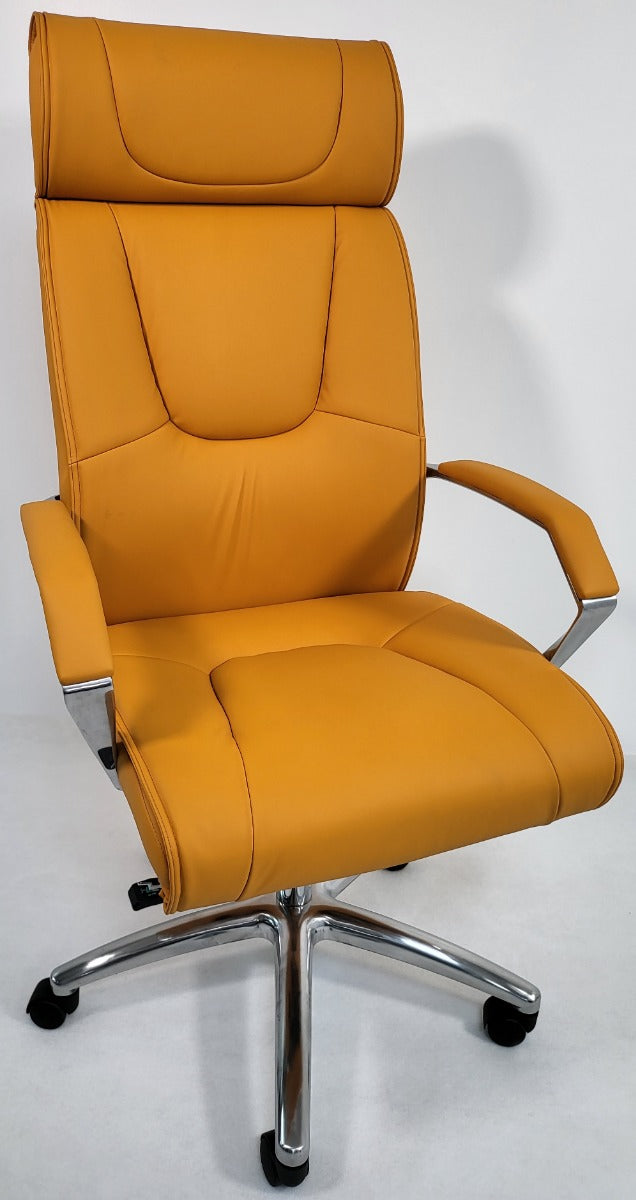 Providers Of Golden Beige High Back Executive Office Chair - 6004A Huddersfield