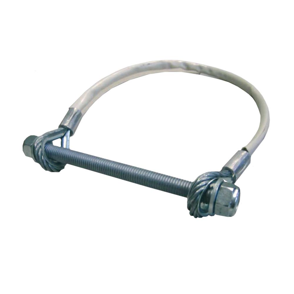 Galvanised Gate Safety Cable - 500mmLong including M12 x 150mm bolt