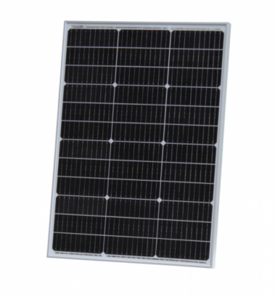 80W 12V Monocrystalline Solar Panel With 90Cm Cable