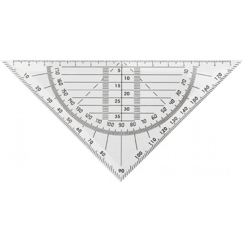 Plastic 45� set square