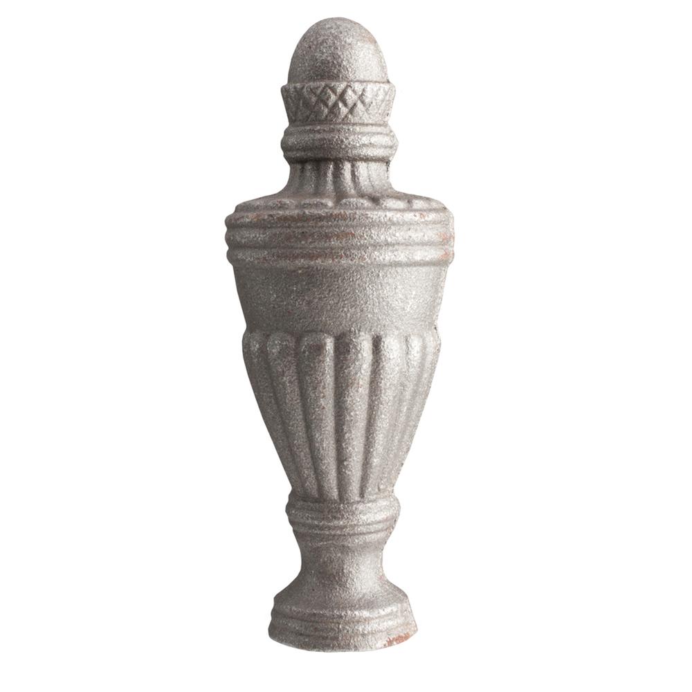 Cast Iron Urn - Height 200 x Length 70mm45mm Round Base