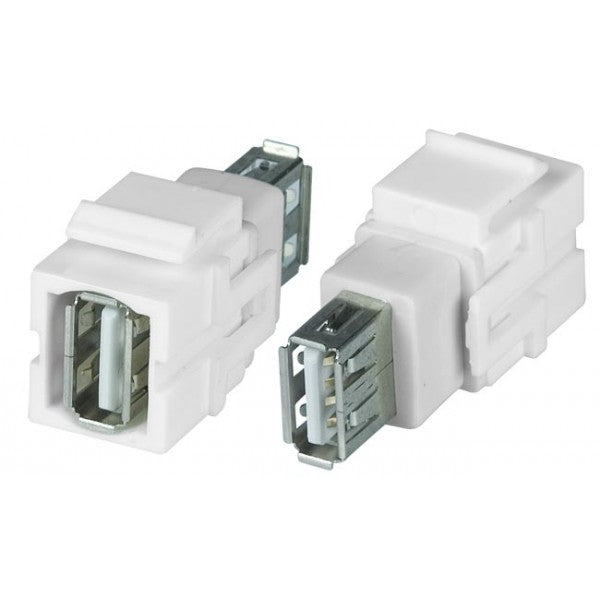 USB Type A Snap-In Module, Female to Female
