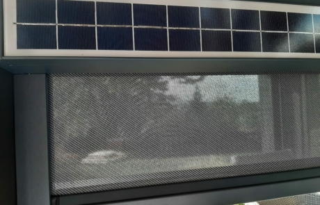 Commercial Solar Powered ZIP Screens  Barri