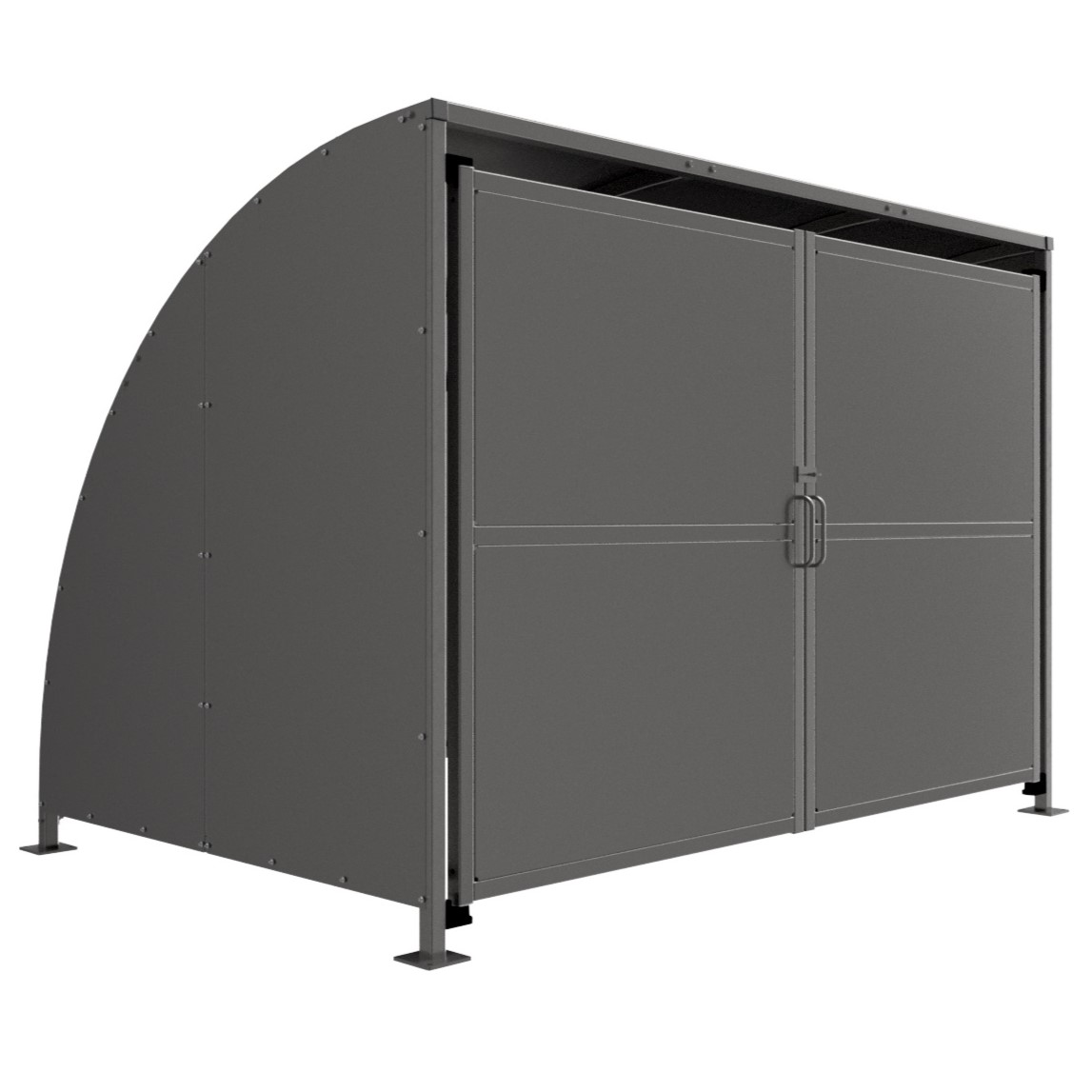 AUTOPA SG2 Shelter - Galvanised with Clad Doors