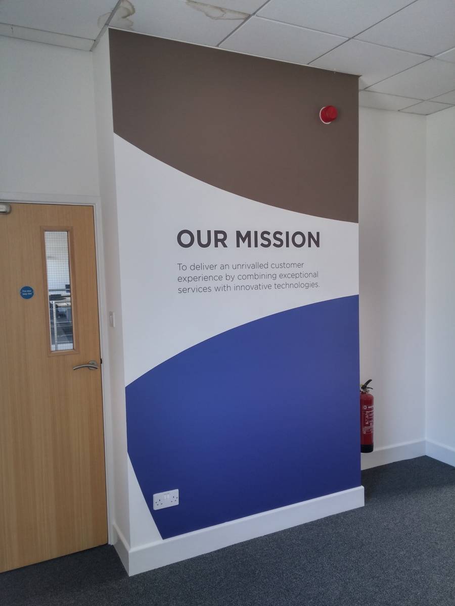 Custom Commercial Wall Graphics for offices 