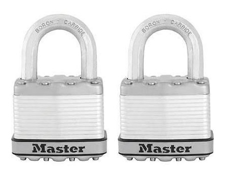 Masterlock M5 Excell Padlock Twin Pack