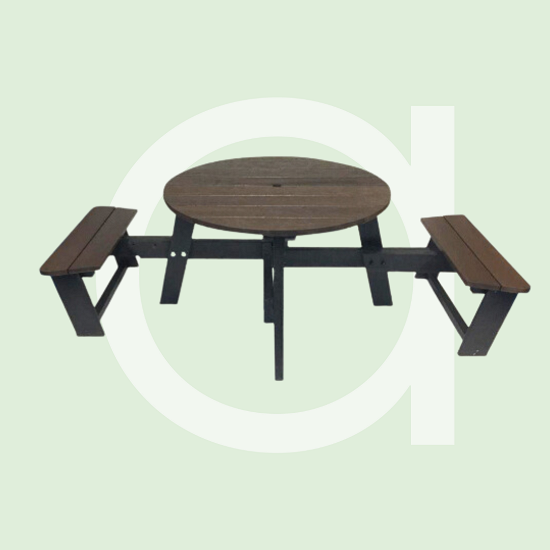 Flexi Round Picnic Table For Cities