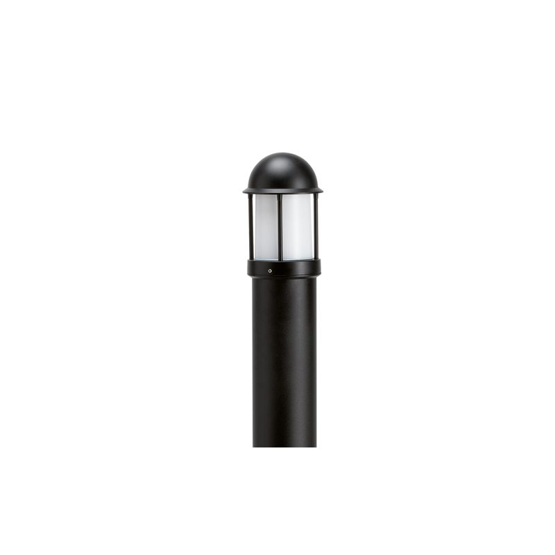 JCC NiteLED Mains Tall Plain E27 Bollard Black