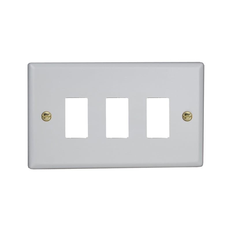 Varilight Vogue 3G Twin Plate with Yoke Matt White