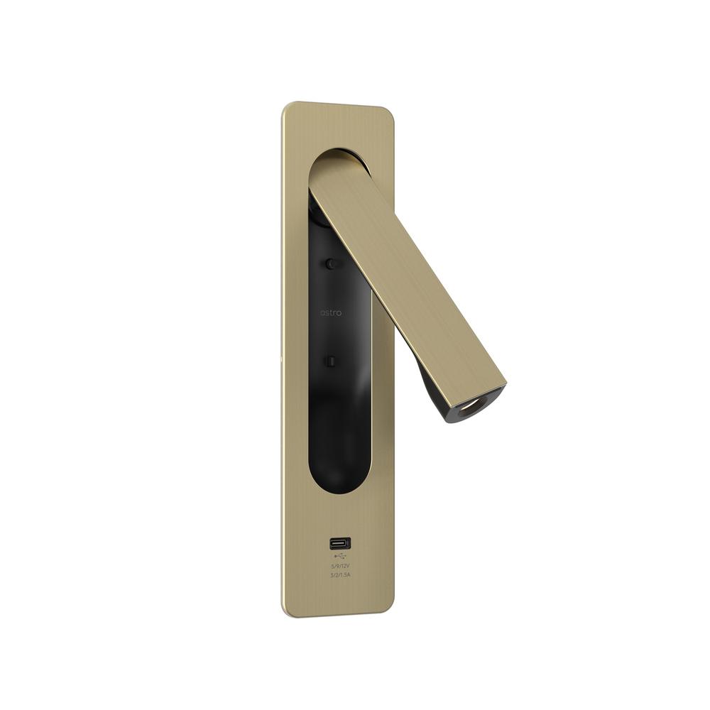 Astro Keta USB C Matt Gold Reading Light