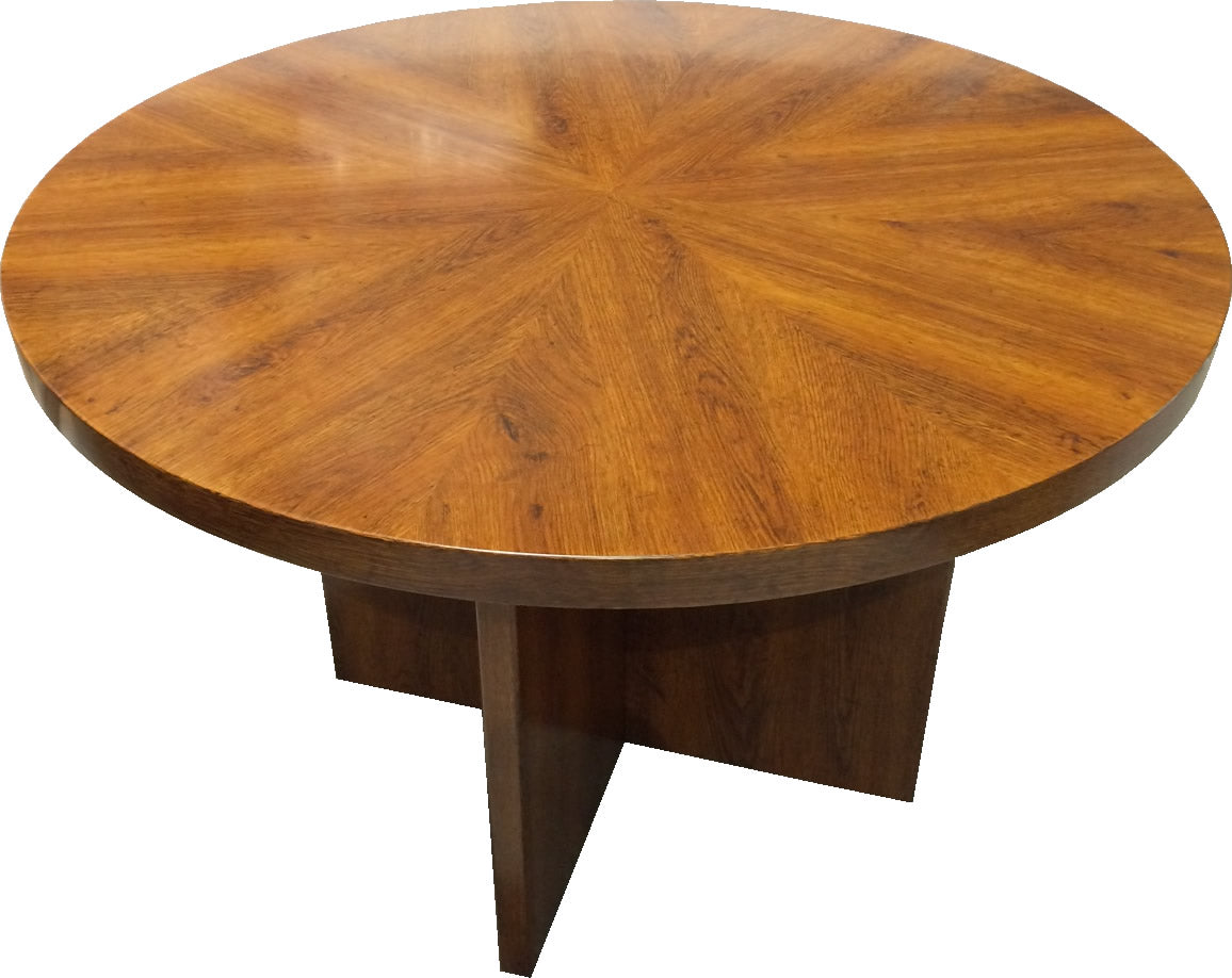 Specialisting In Executive Round Meeting Table in Medium Oak - B02 Near Me