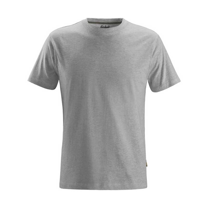 Snickers 2502 Classic T-Shirt Grey Melange Size: XXL