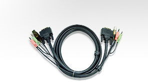 2L-7D03UI - Aten - 3Mtr DVI-I and USB &#43; Audio KVM Cable ( Suitable with VGA Adaptors )