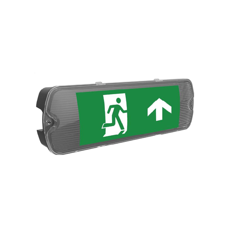 Kosnic Standard Mulu Emergency Light and Exit Sign 6500K Black