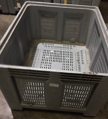 Suppliers Of 600x400x120mm Euro Box Container - Grey - Vented For Industrial Industry