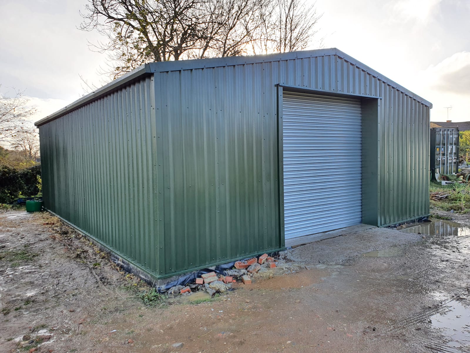 Agricultural Steel Buildings For Dairy Housing Shed In Lancashire