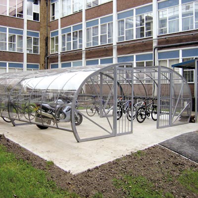 Bi-Store� Corral Cycle Compound
                                    
	                                    Secure Enclosure � Versatile for Bikes and Motorcycles