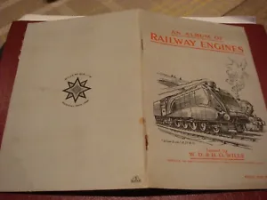 New Listingrailway Engines 1935 Full Album By Wills Good Cards Stuck-In