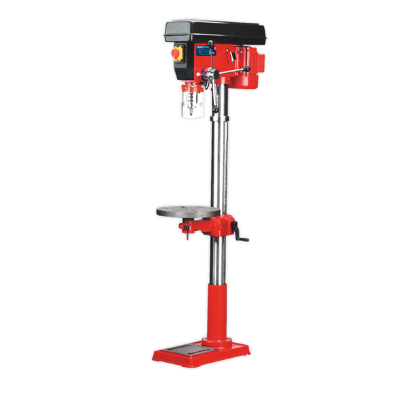 Sealey GDM200F Pillar Drill Floor 16-Speed 1630mm Height 650W/230V