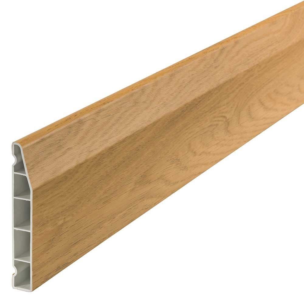 Suppliers Of 100mm English Oak UPVC Chamfered Skirting Board 5m Nationwide