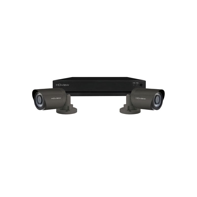 ESP 4Ch 4MP 8TB 2 Grey Bullet Camera Kit