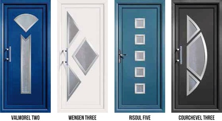 Powder-Coated Aluminum Door Panel Options