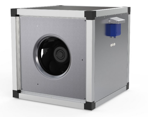 MUB-CAV/VAV 025 315EC 2,580m³/h, 230v Centrifugal box fan, insulated, flexible outlet