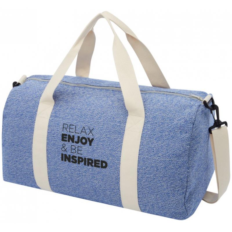 Pheebs Recycled Cotton and Polyester Duffel Bag