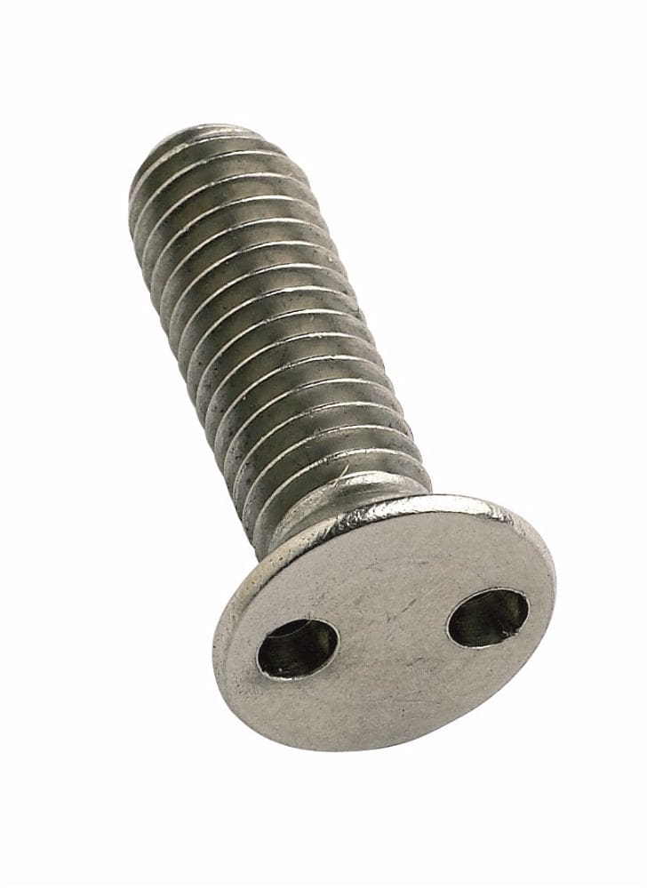 M6x16mm TH8 2-Hole A2 CSK Security Screw